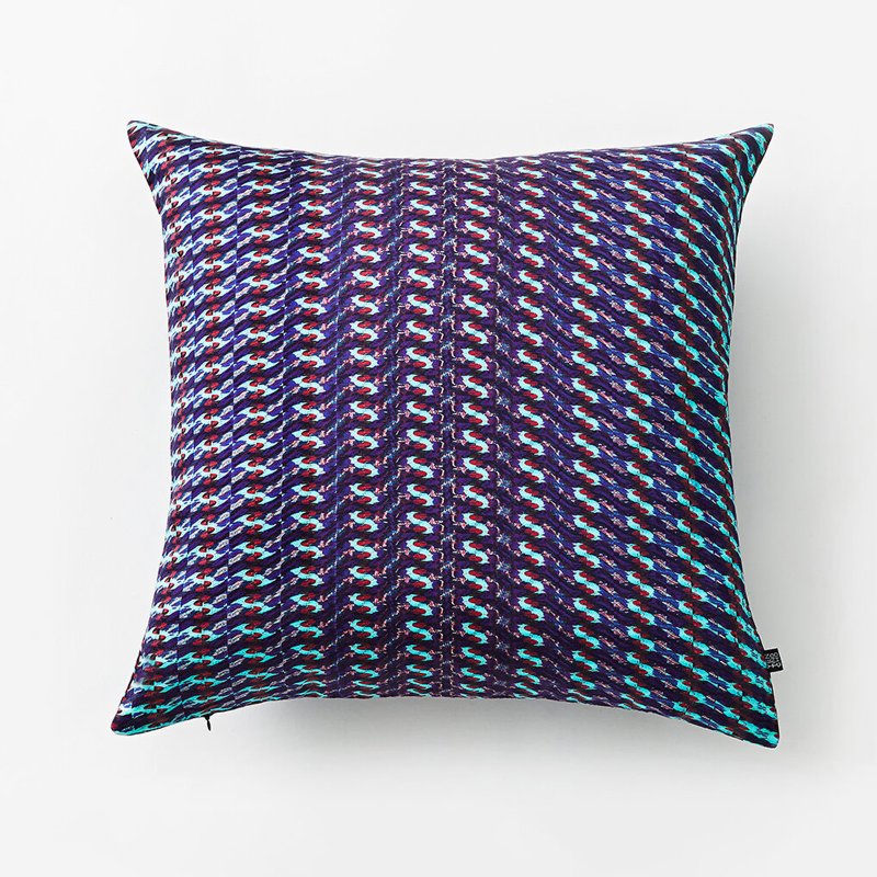 City Light  城市之光 正方形抱枕 50x50cm含枕芯 - 枕頭/抱枕 - 棉．麻 紫色