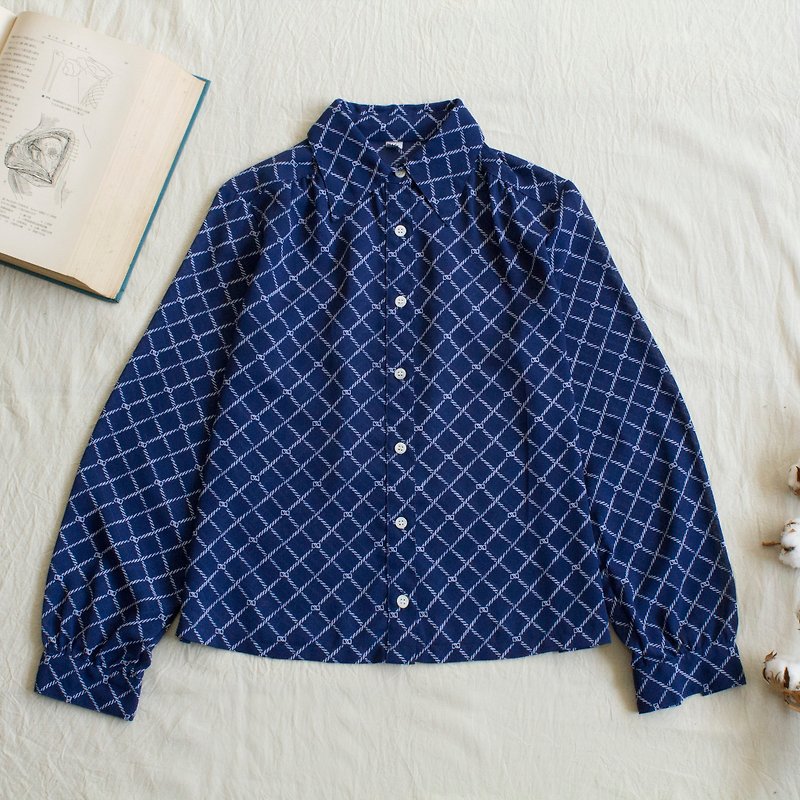 Blue rope genomic long sleeve shirt - Women's Shirts - Polyester 
