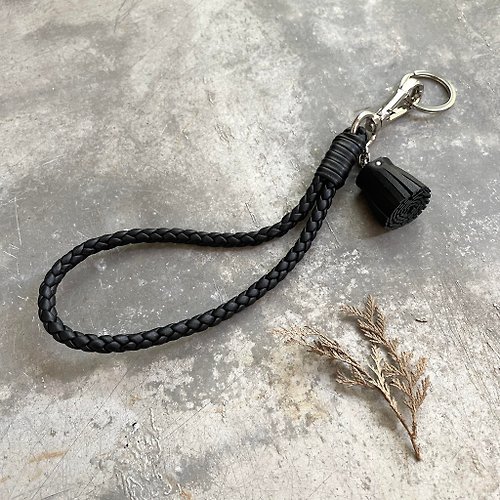 KAKU皮革設計 皮革編織鑰匙圈/吊飾客製化禮物