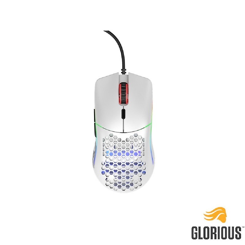 Glorious Model O 有線光學滑鼠 霧面白 - 標準版 - 電腦配件 - 塑膠 白色