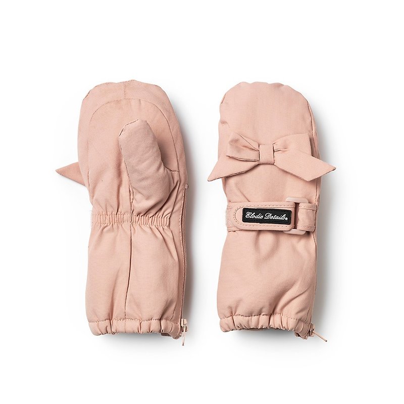 【瑞典ELODIE DETAILS】防風防水兒童保暖手套 POWDER PINK - 手套/手襪 - 聚酯纖維 粉紅色