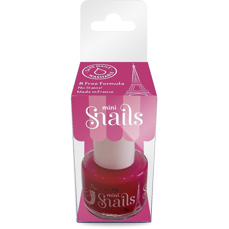 mini Cherry Queen / snails Greek mythology nontoxic nail polish for children / - Nail Polish & Acrylic Nails - Pigment Red