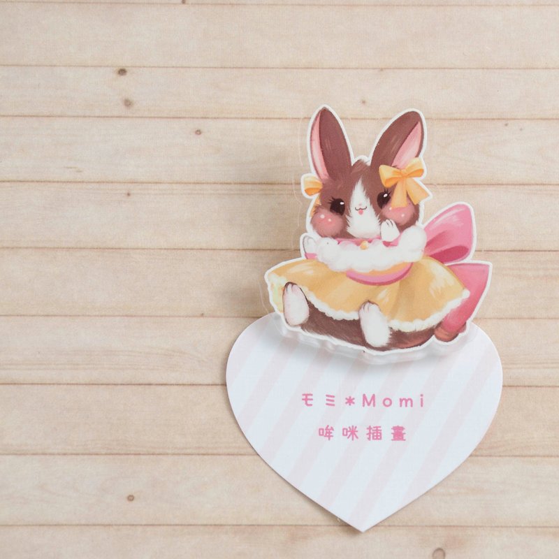 Dress Bunny * Acrylic pin - เข็มกลัด - อะคริลิค 