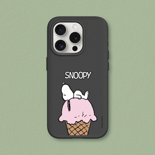 犀牛盾RHINOSHIELD SolidSuitf經典背蓋手機殼∣Snoopy史努比/冰淇淋甜筒 for iPhone