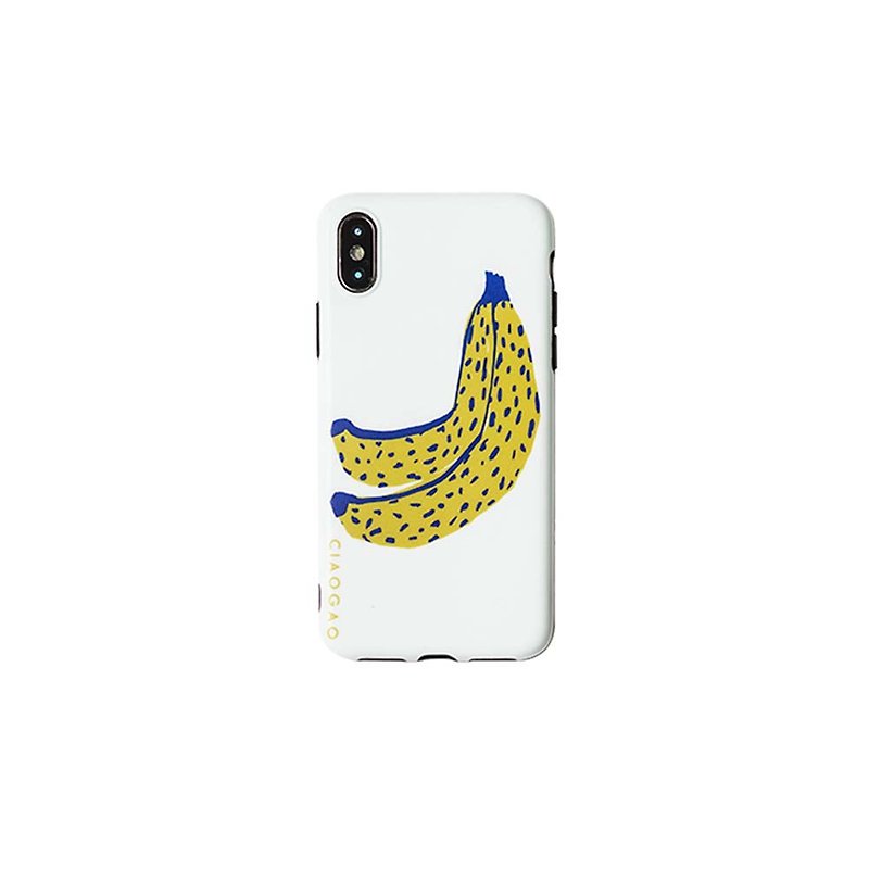 [draft / ciaogao] original fun ins art design street shoot iphone 7/8 soft shell banana - Phone Cases - Other Materials White