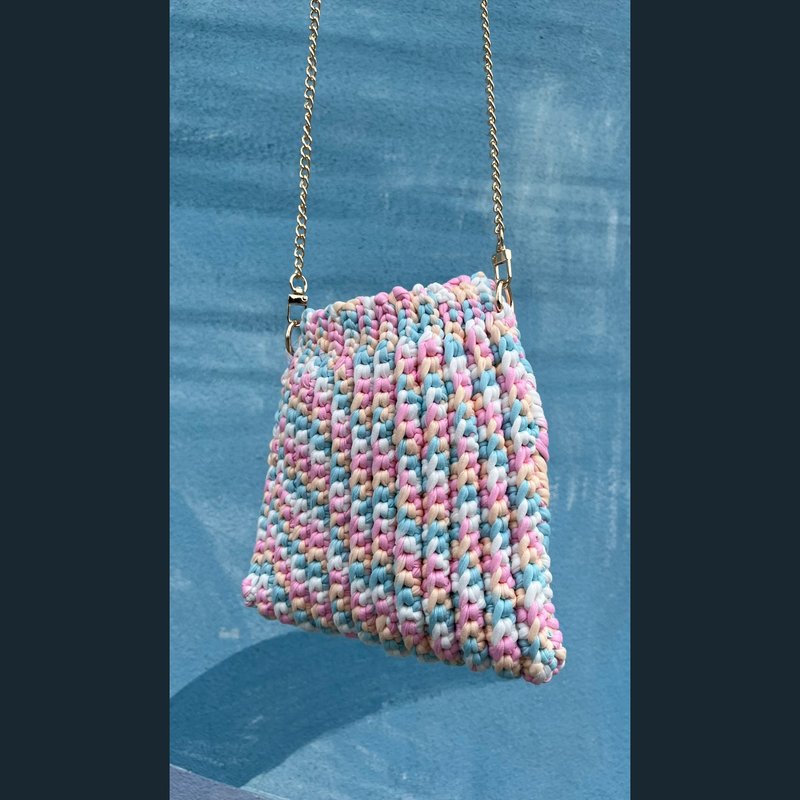 【Shoulder bag】粉嫩春花肩包 | 春暖 - 側背包/斜背包 - 聚酯纖維 多色