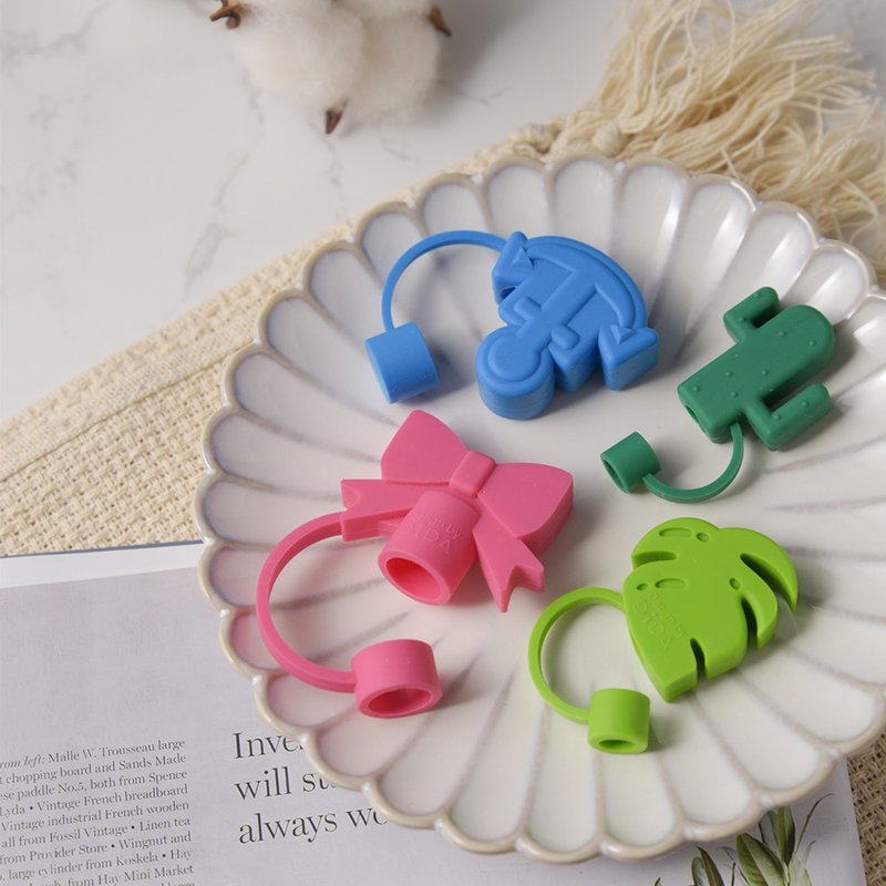 [Complete set of 4] Straw dust jacket - Other - Silicone Multicolor