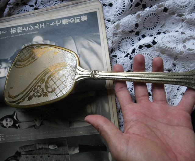 昔】カナダ製初期のハンドミラー＋ヘアボールブラシセット - ショップ