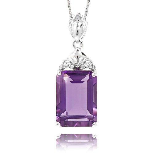 正佳珠寶 Gemsrich Jewelry 【正佳珠寶】紫水晶 冰質長方形 2.5g 紫水晶吊墜