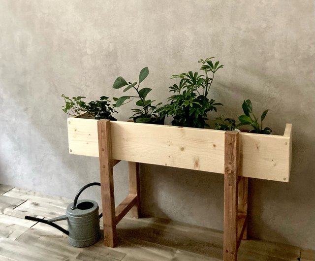 プランタースタンド マガジンラック 本棚 北欧風 木製 観葉植物棚