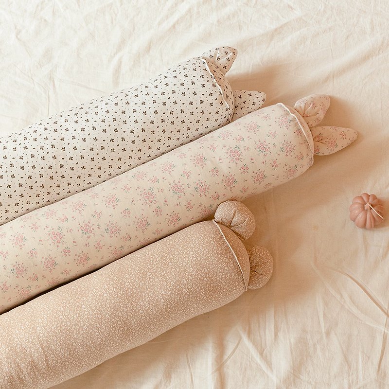 【韓國Hello HiZoo】手工製純棉柔感兒童長條抱枕 - 嬰兒床墊/睡袋/枕頭 - 聚酯纖維 白色