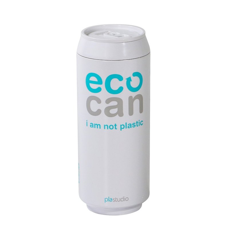 PLAStudio-ECO CAN-420ml-Made from Plant-White - แก้วมัค/แก้วกาแฟ - วัสดุอีโค ขาว