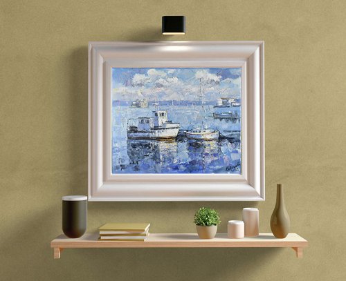 風景画 キャンバスアート 海 桟橋 500x0.jpg
