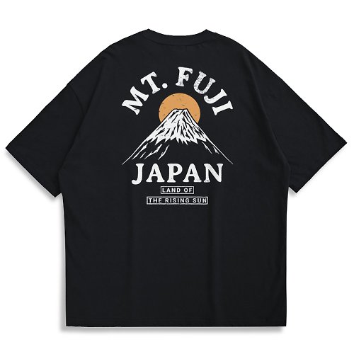 Creeps Store 【CREEPS-STORE】Mount Fuji V2 寬鬆重磅印花T恤 210g