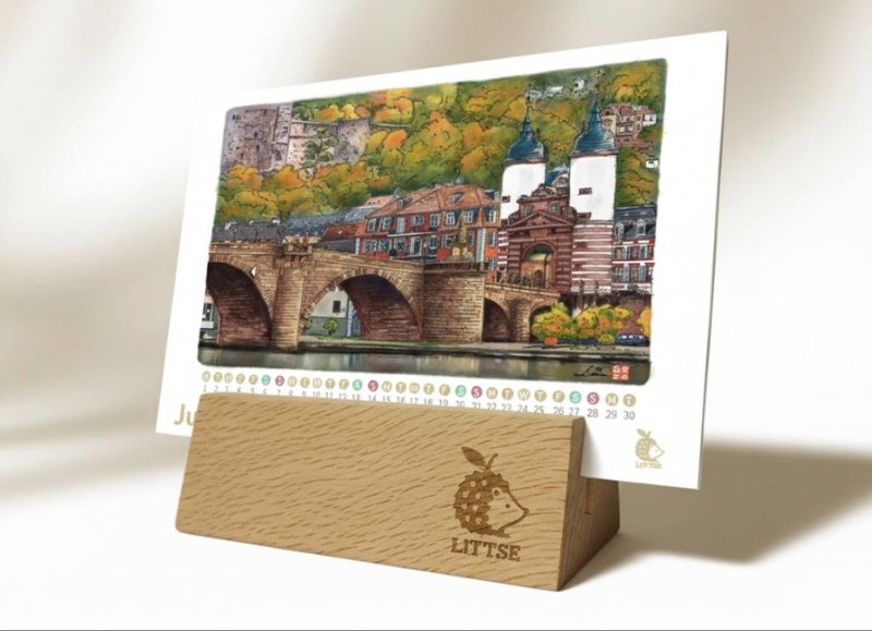 LiTTSE 2026 German Scenery Desk Calendar - Calendars - Paper 