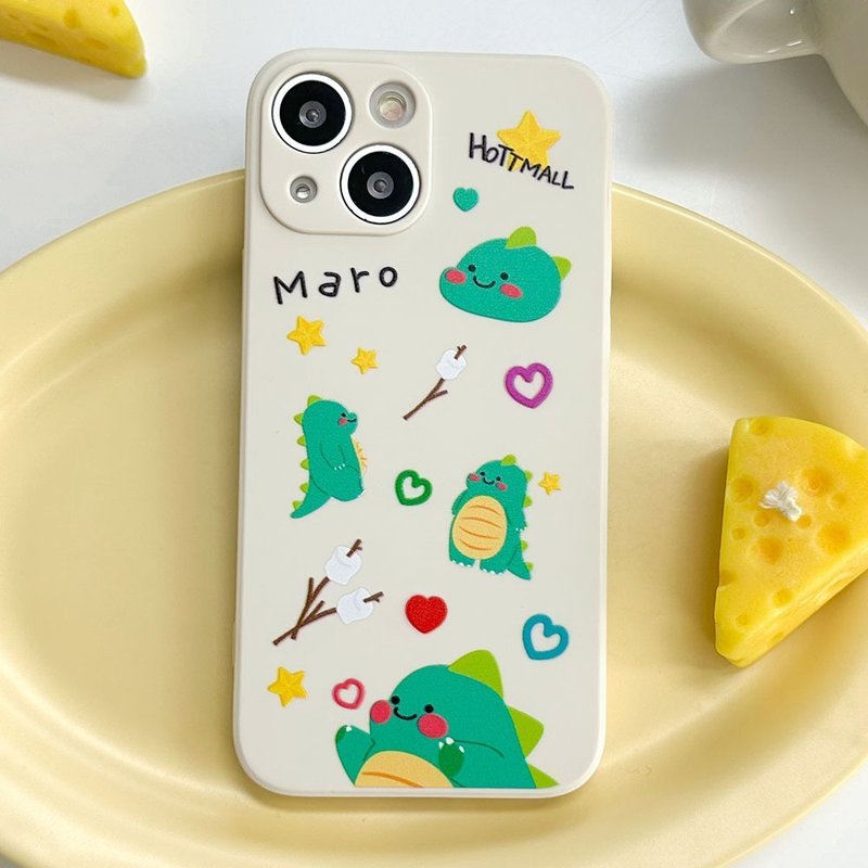 Like maro beige Mobile phone case Silicone Protective Case - เคส/ซองมือถือ - ซิลิคอน สีนำ้ตาล