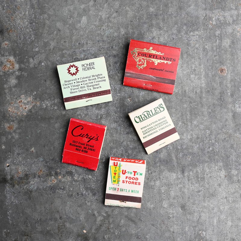 Vintage 古董火柴盒 /早期火柴盒、古董收藏、懷舊 - 香氛/精油/擴香 - 其他材質 多色