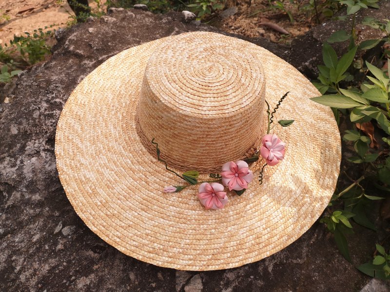 【細工】【客制化禮物】朝顏帽花 - 其他 - 絲．絹 