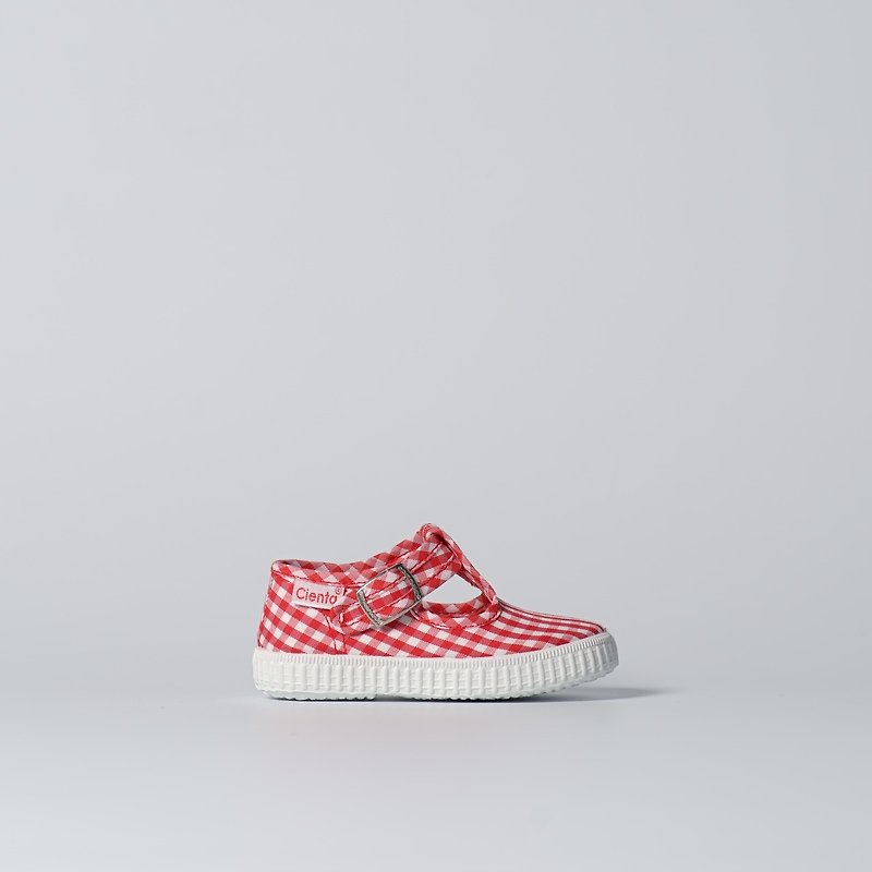 CIENTA Canvas Shoes 51007 02 - รองเท้าเด็ก - ผ้าฝ้าย/ผ้าลินิน สีแดง