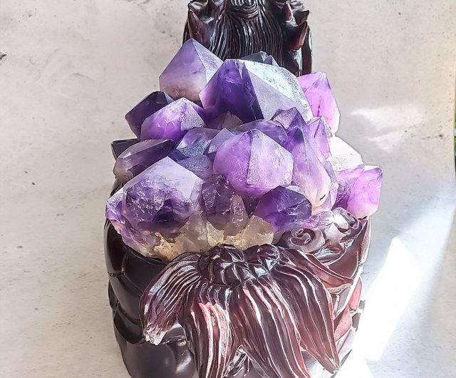 Amethyst turtle on sale with dragon head