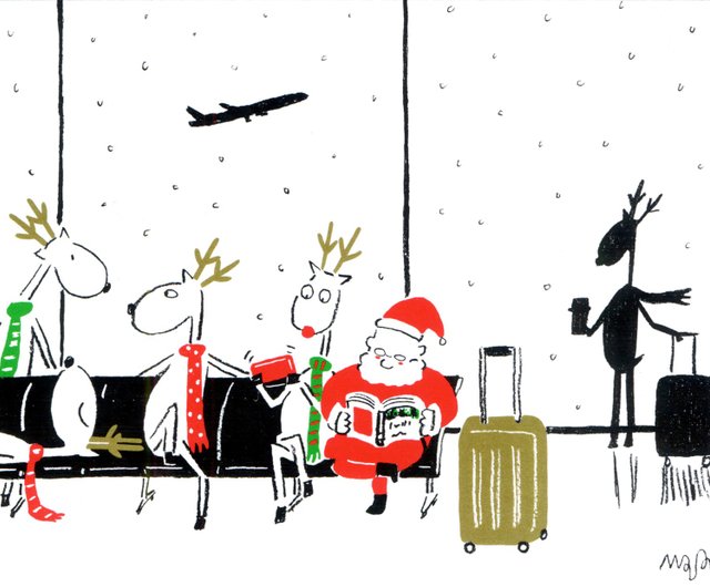 クリスマス カード パッケージ A - 2022 サンタ クロースと