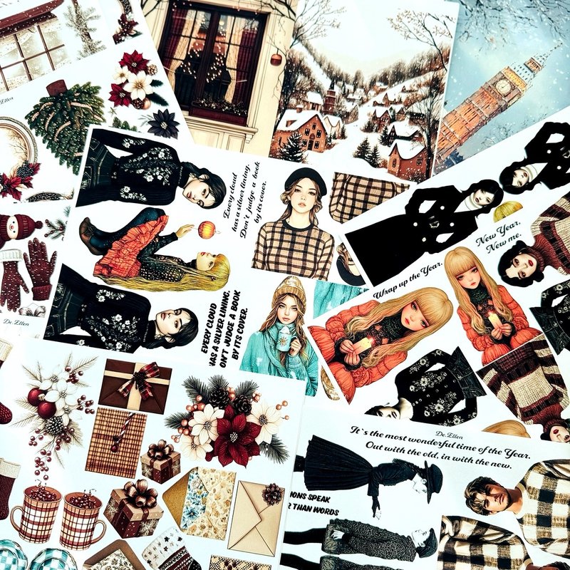 Winter Set pack - Stickers - Paper 