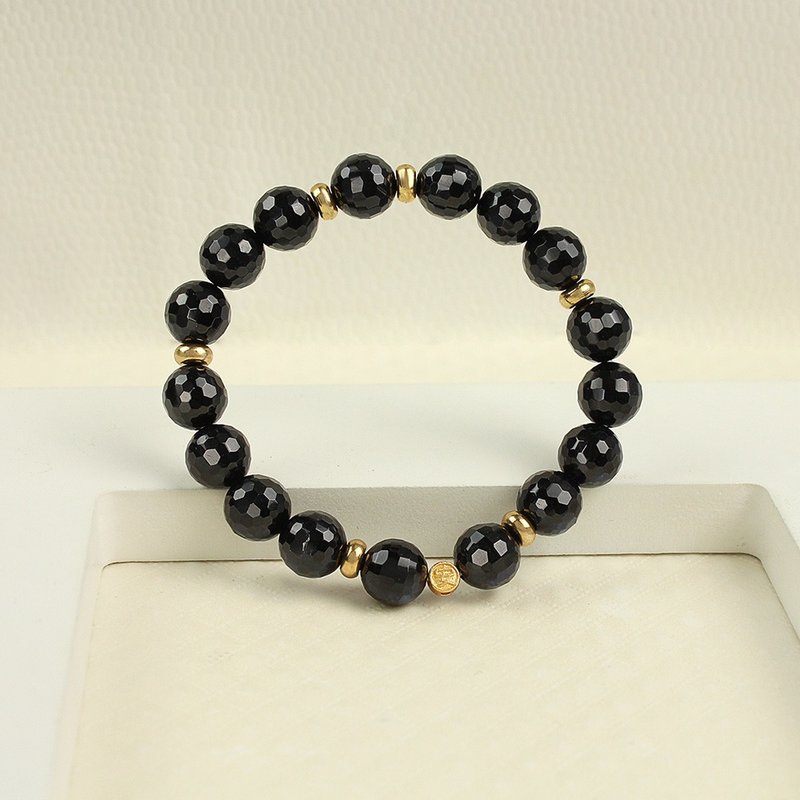 Designer Classic Series | Black Tourmaline Bracelet | Night Stars - Bracelets - Jade Black