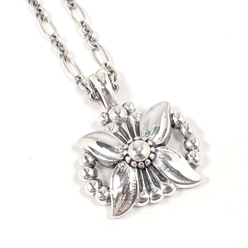 【日本直送 中古美品】ジョージジェンセン Georg Jensen ネックレス イヤーペンダント 1998 ヘリテージ コレクション シルバー925 シルバー - 項鍊 - 純銀 銀色