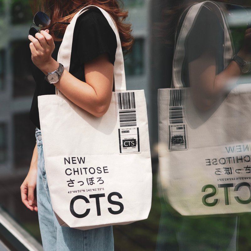 CTS NEW CHITOSE - Canvas Tote Bag - Japan Edition - 其他 - 其他材質 白色