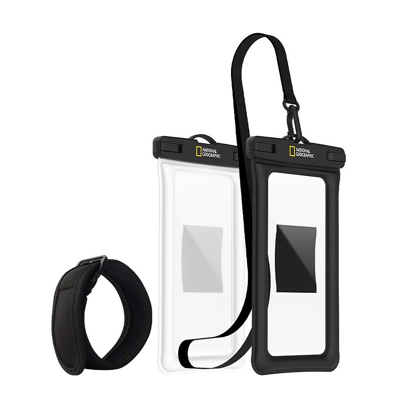 ナショナル ジオグラフィック/携帯電話用防水バッグ 携帯電話用バッグ アウトドア用品 防水バッグ - エクササイズグッズ - 防水素材 ブラック