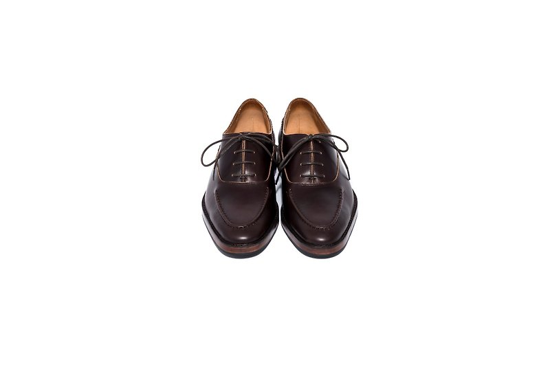 Stitching Sole_CYG_MTO - Men's Oxford Shoes - Genuine Leather Brown