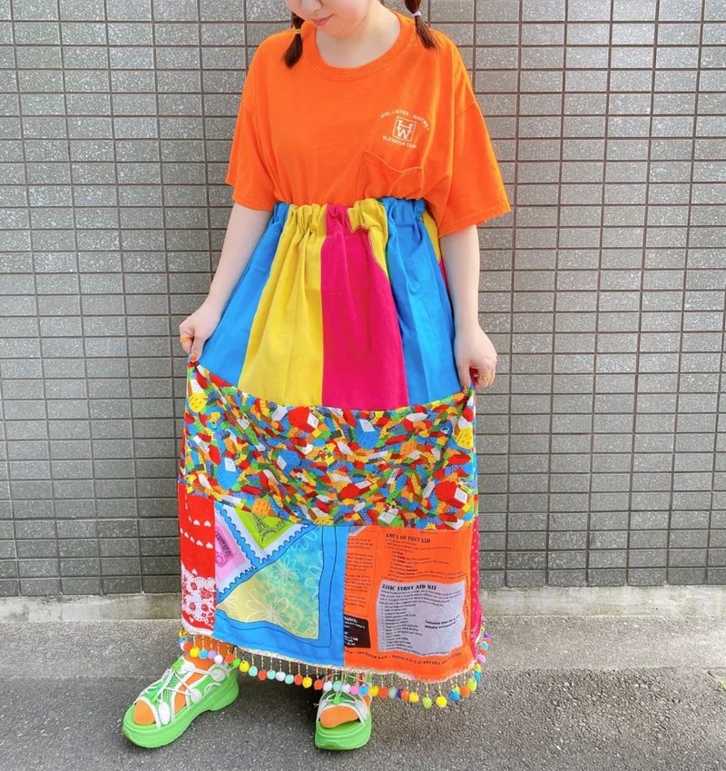 ヴィンテージスカート - 裙子/長裙 - 棉．麻 