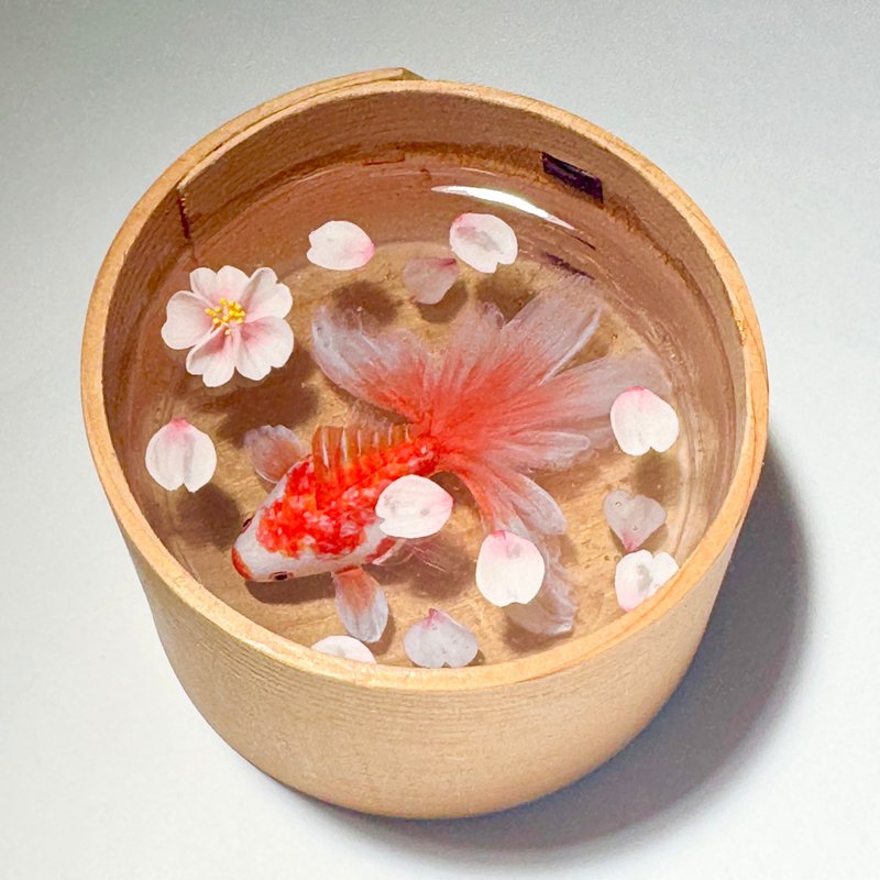 金魚　櫻花　擺飾　室內裝飾 - 擺飾/家飾品 - 樹脂 