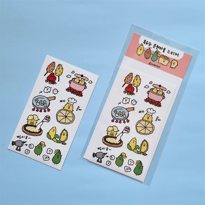 Corn Okshushu sticker - Stickers - Paper Yellow