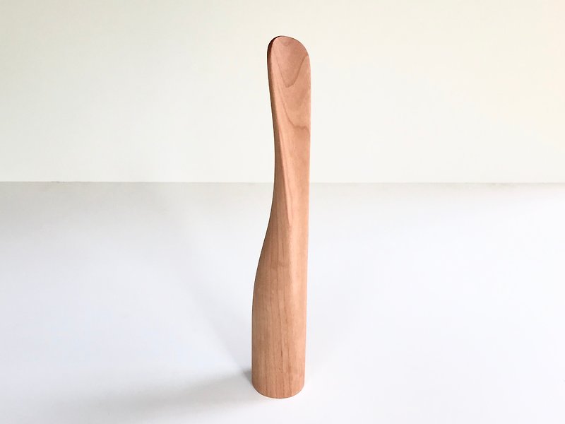 Standing shoehorn cherry wood - Insoles & Accessories - Wood Brown