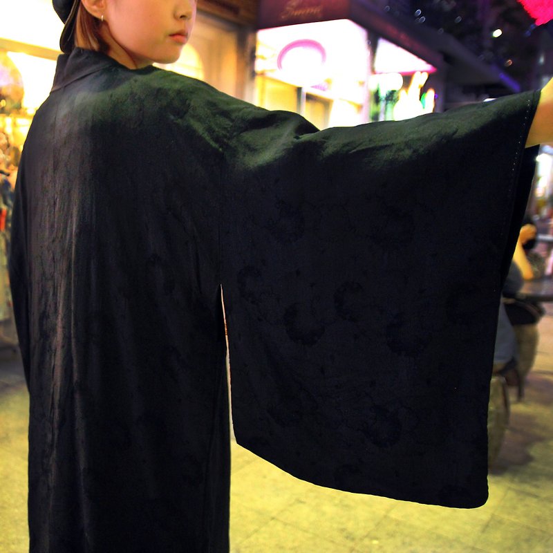 Tsubasa.Yヴィンテージ家ミスガオは日本の羽織、ヴィンテージ羽織を買い戻します - ジャケット - シルク・絹 