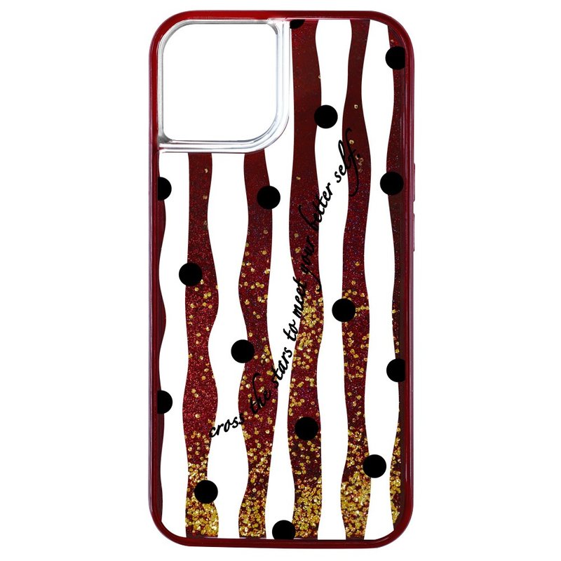 紅絲絨流沙 公主裙 iPhone 15 14 13 Pro Max 手機防摔殼 - 手機殼/手機套 - 環保材質 紅色