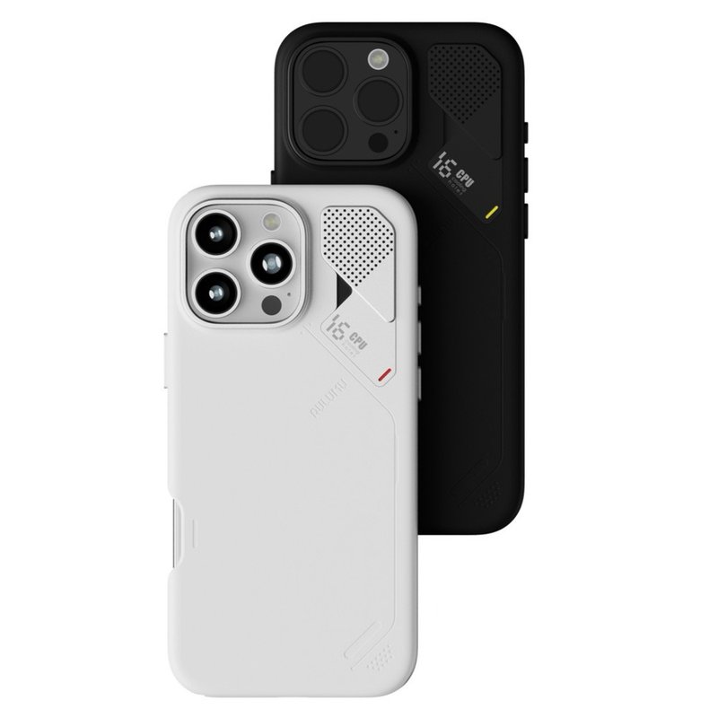 AULUMU 變色散熱手機殼- 16 Pro / 16 Pro Max - MagSafe PU皮革 - 手機殼/手機套 - 塑膠 