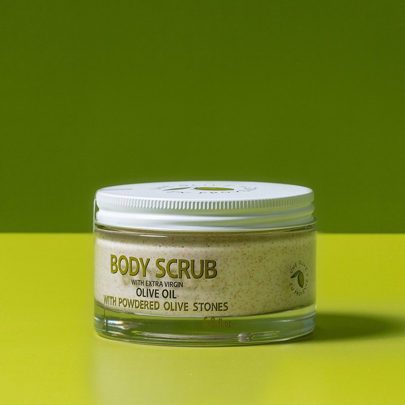 Olive Pit Body Scrub 200ml - Other - Glass Transparent