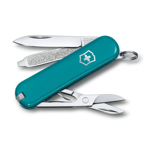 城市視角 VICTORINOX 瑞士維氏 瑞士刀 Mountain Lake 湖水綠 0.6223.23G