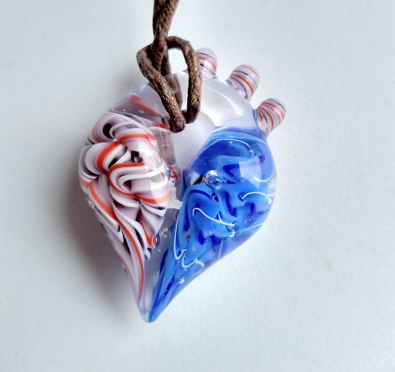 Heart - Necklaces - Glass Pink
