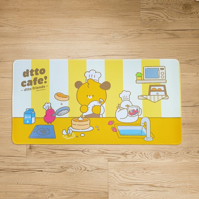 【dtto friends】dtto cafe large table mat insulation mat mouse mat placemat table mat - Mouse Pads - Other Materials 