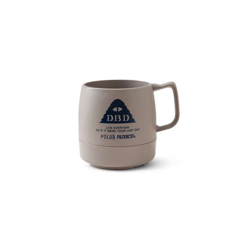 POLeR X Filter017 D.B.D Dinex Cup 可層疊戶外保溫提耳 / 灰 - 野餐墊/露營用品 - 其他材質 灰色