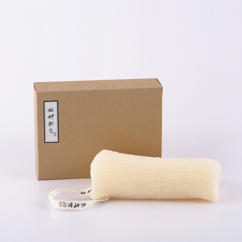 【Monga soap】cleansing bath gloves - Facial Cleansers & Makeup Removers - Polyester Orange