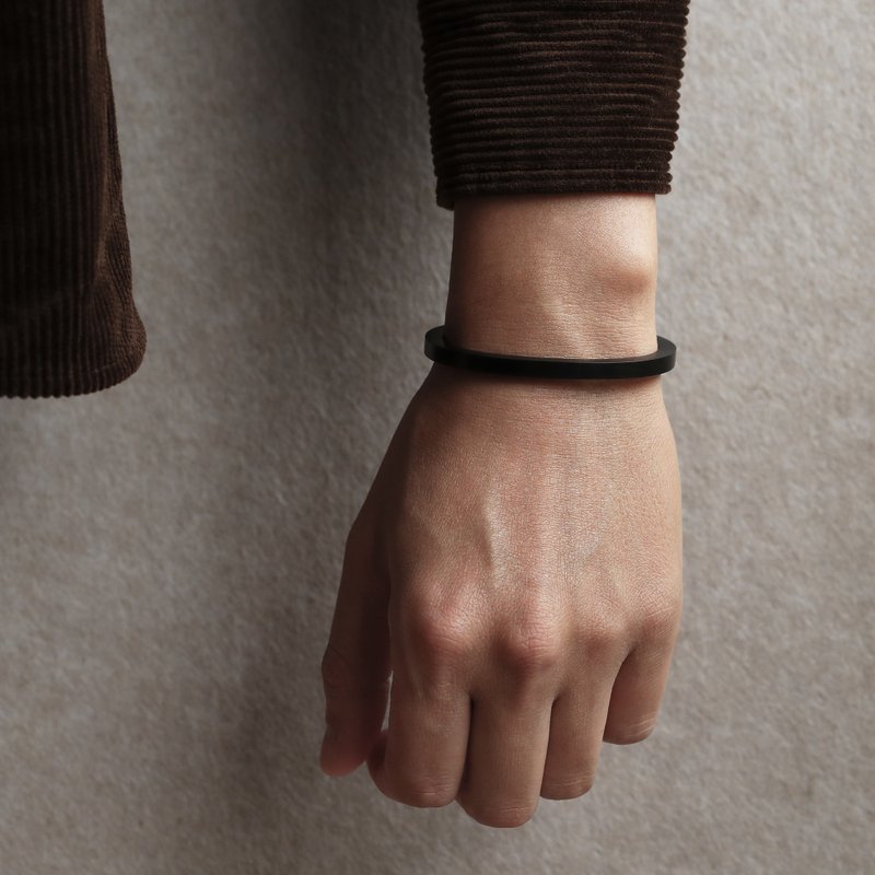 moorigin 5X5 手環 | 醫療鋼・抗過敏・可洗澡・不掉色 - 手鍊/手鐲 - 不鏽鋼 