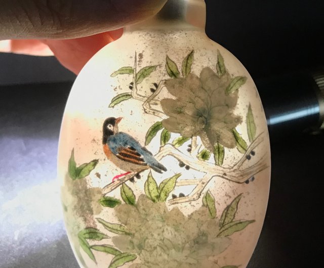 花と鳥の壷 花と鳥の壷