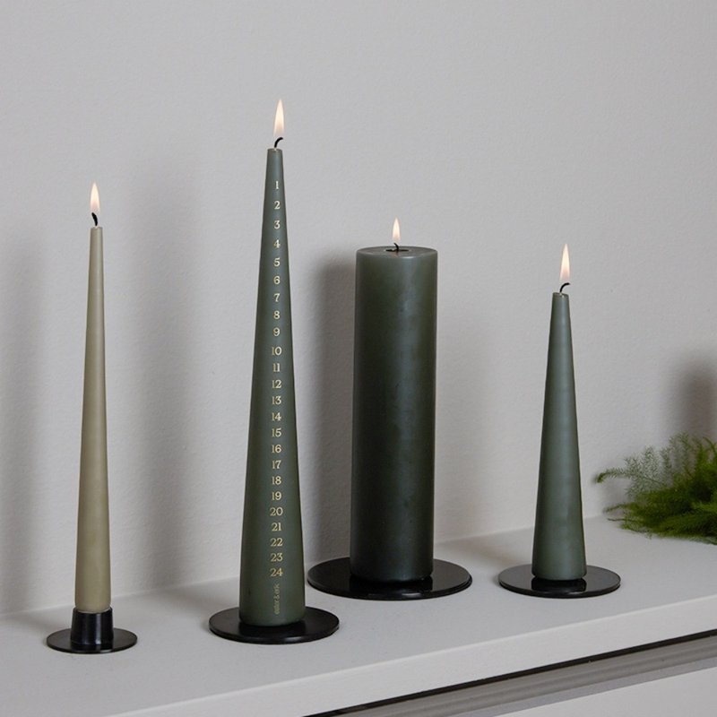 ester&erik candle plate candle plate candle holder candle holder candle holder candle plates - เทียน/เชิงเทียน - สแตนเลส 