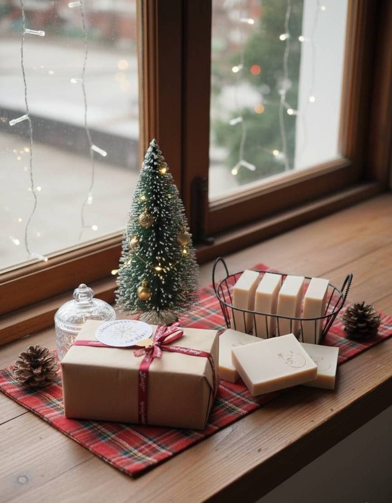 聖誕平安皂禮物包-- 6入組 - 肥皂/手工皂 - 其他材質 