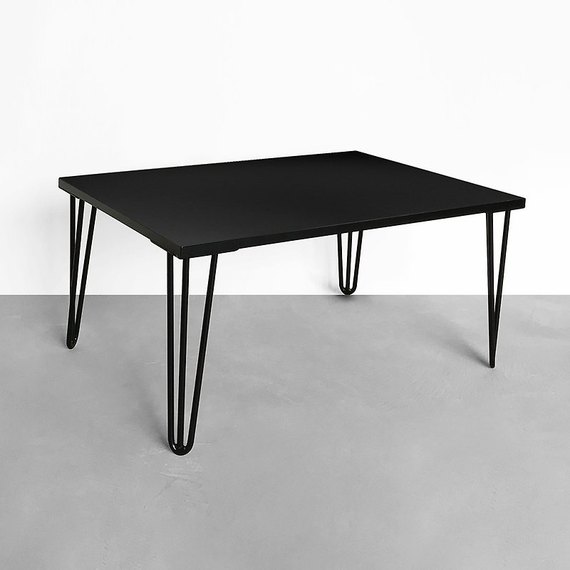 Metal four-legged coffee table CU045 - เฟอร์นิเจอร์อื่น ๆ - โลหะ สีดำ