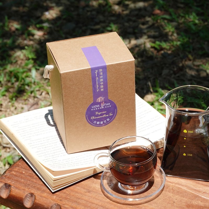 森林花園白鶴靈芝茶 自然生態茶 茶包 10入 小禮盒 - 茶葉/茶包/水果茶 - 新鮮食材 紫色